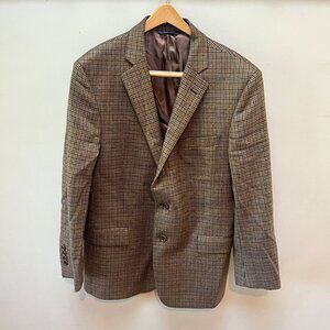 Brooks Brothers Mens Regent Fit Wool & Polyester Blazer Jacket Size 42R Made In‎